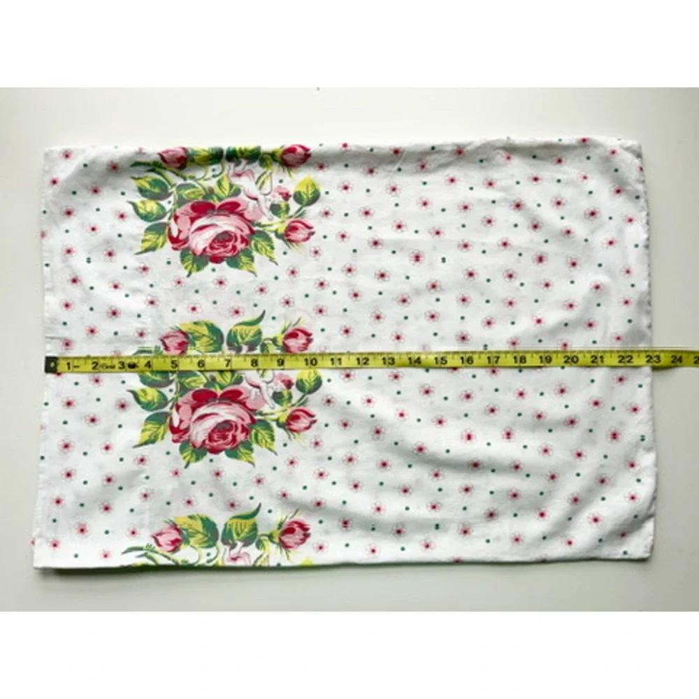 Vintage Floral Pillowcases Set of 2 15.75